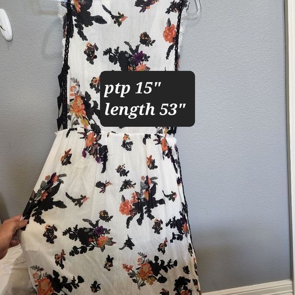 NWT Free People FP ONE moonlight maxi floral dress - Picture 9 of 9